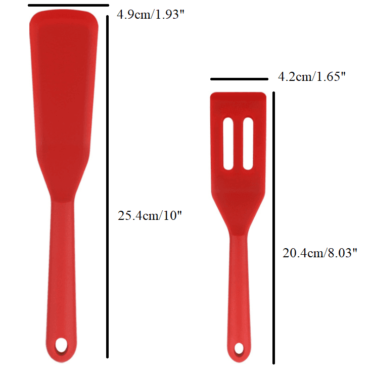 Silicone Mini Brownie Serving spatula Set thumbnail 3