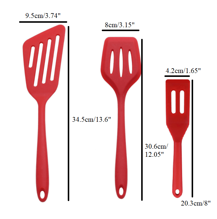 Silicone Spatula Turner Set thumbnail 5