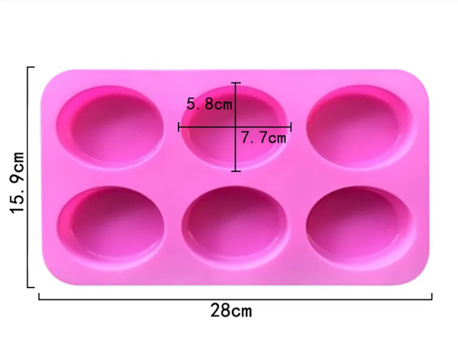 Reusable  Silicone Soap Mold for DIY Chocolate and Candle Cake Tools thumbnail 4