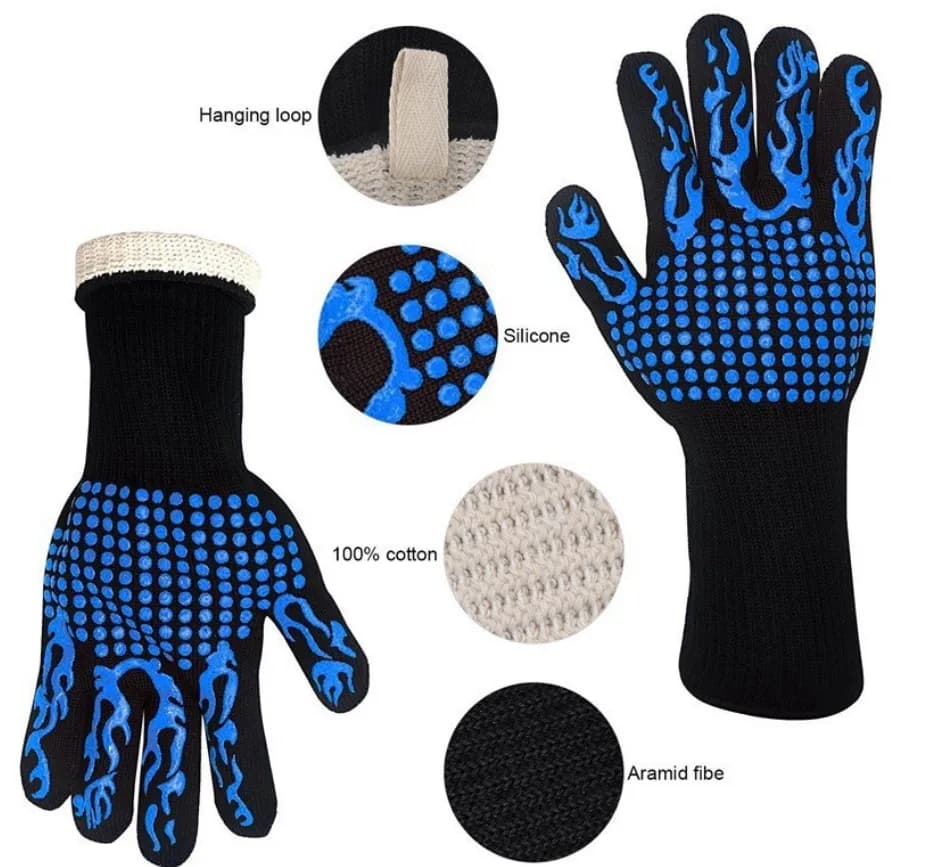 Customized Oven Mitt and Silicone Kitchen Oven Gloves thumbnail 4