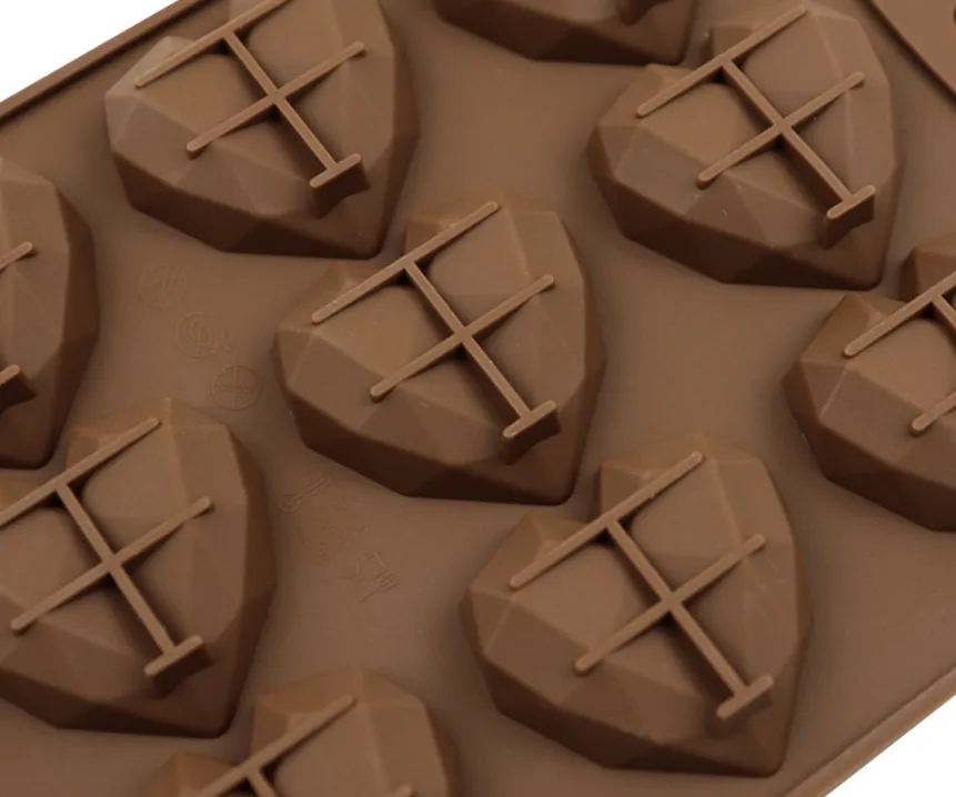 Non-Stick Heart Shaped Silicone Cake Soap Candle Mold Baking Tools DIY Handmade Candy Chocolate Molds thumbnail 2