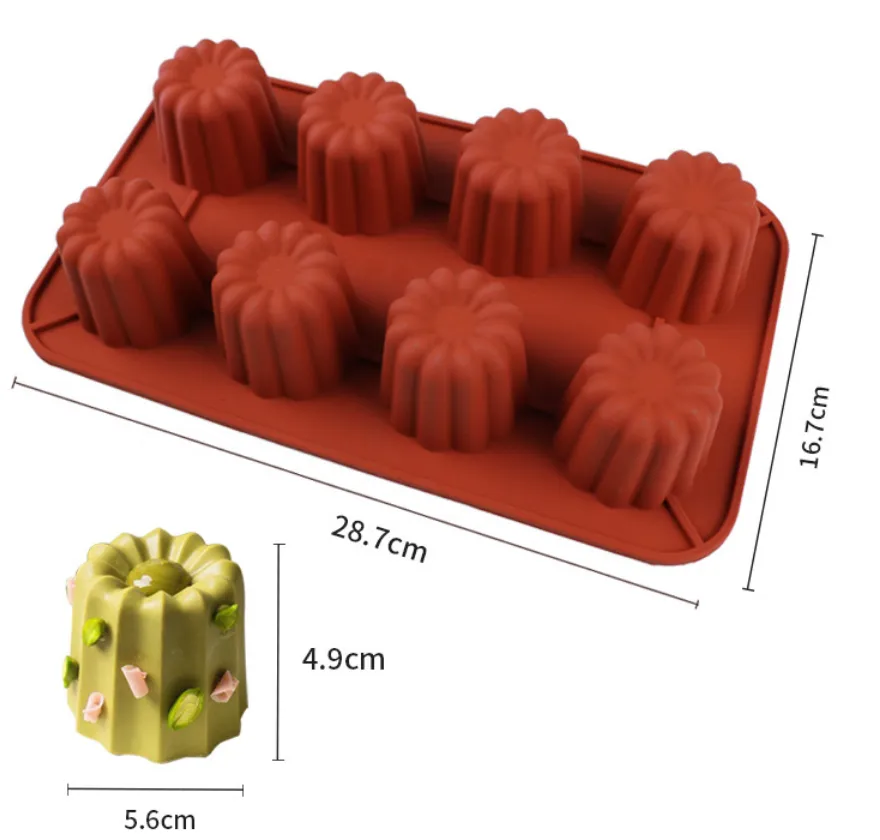 Eco-Friendly Food Grade Silicone Mousse Baking Mold Tray  thumbnail 5