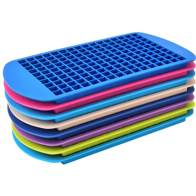 Mini Silicone IceCube Tray with 160 Small Molds - Image 1